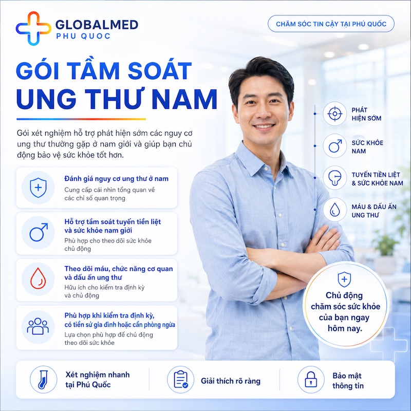 Gói tầm soát ung thư nam