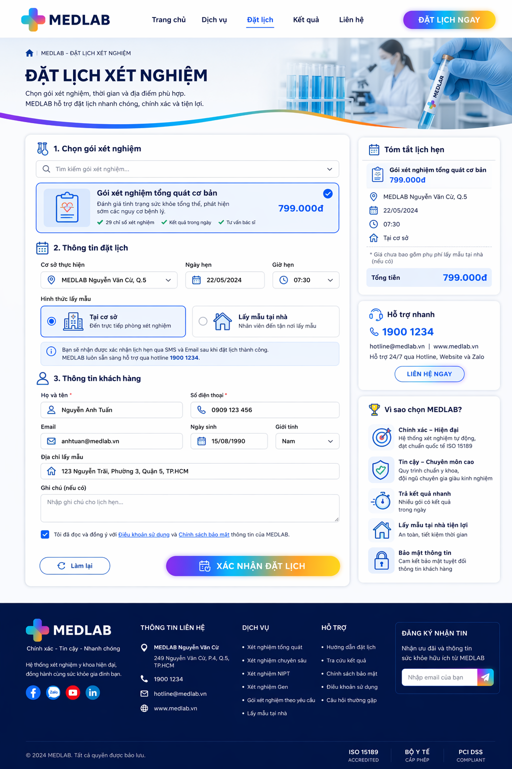 Tra cứu kết quả xét nghiệm