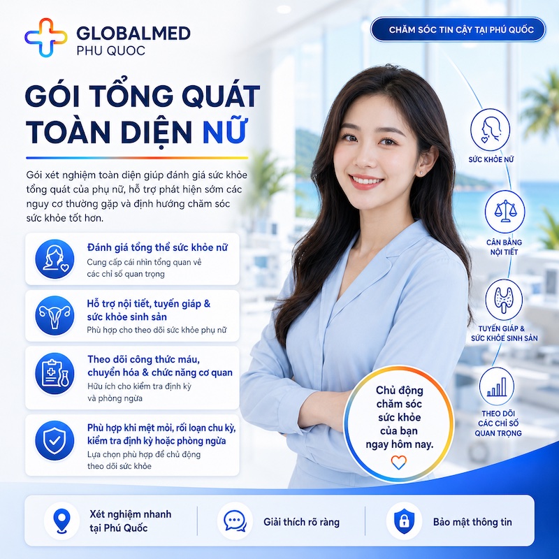 Gói tổng quát toàn diện nữ